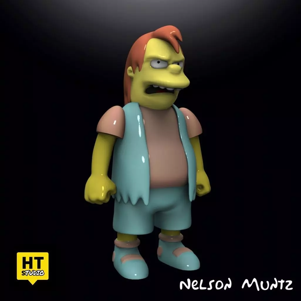 Nelson Muntz The Simpsons 3D print model_0