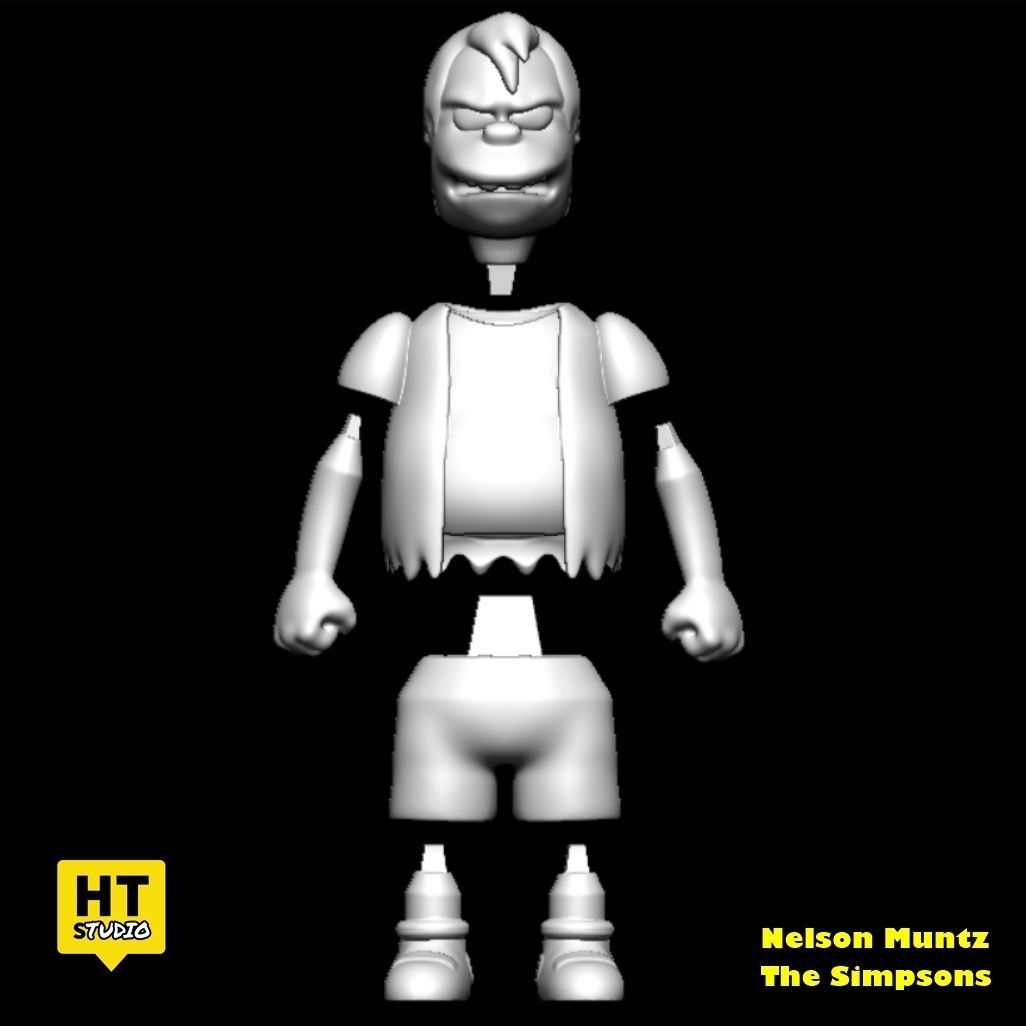 Nelson Muntz The Simpsons 3D print model_3