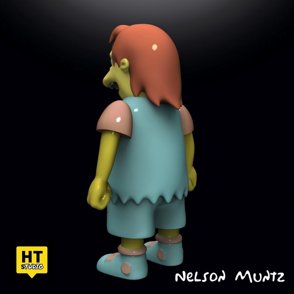 Nelson Muntz The Simpsons 3D print model_2