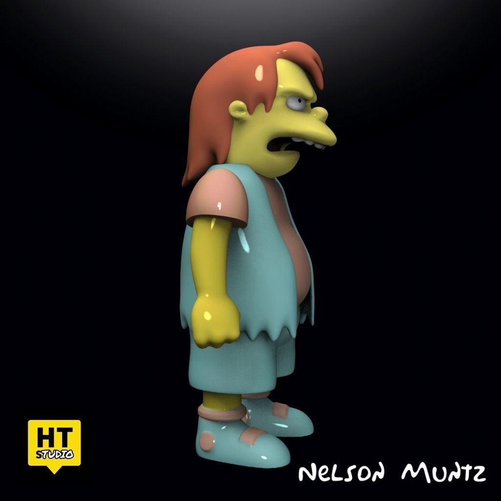 Nelson Muntz The Simpsons 3D print model_1