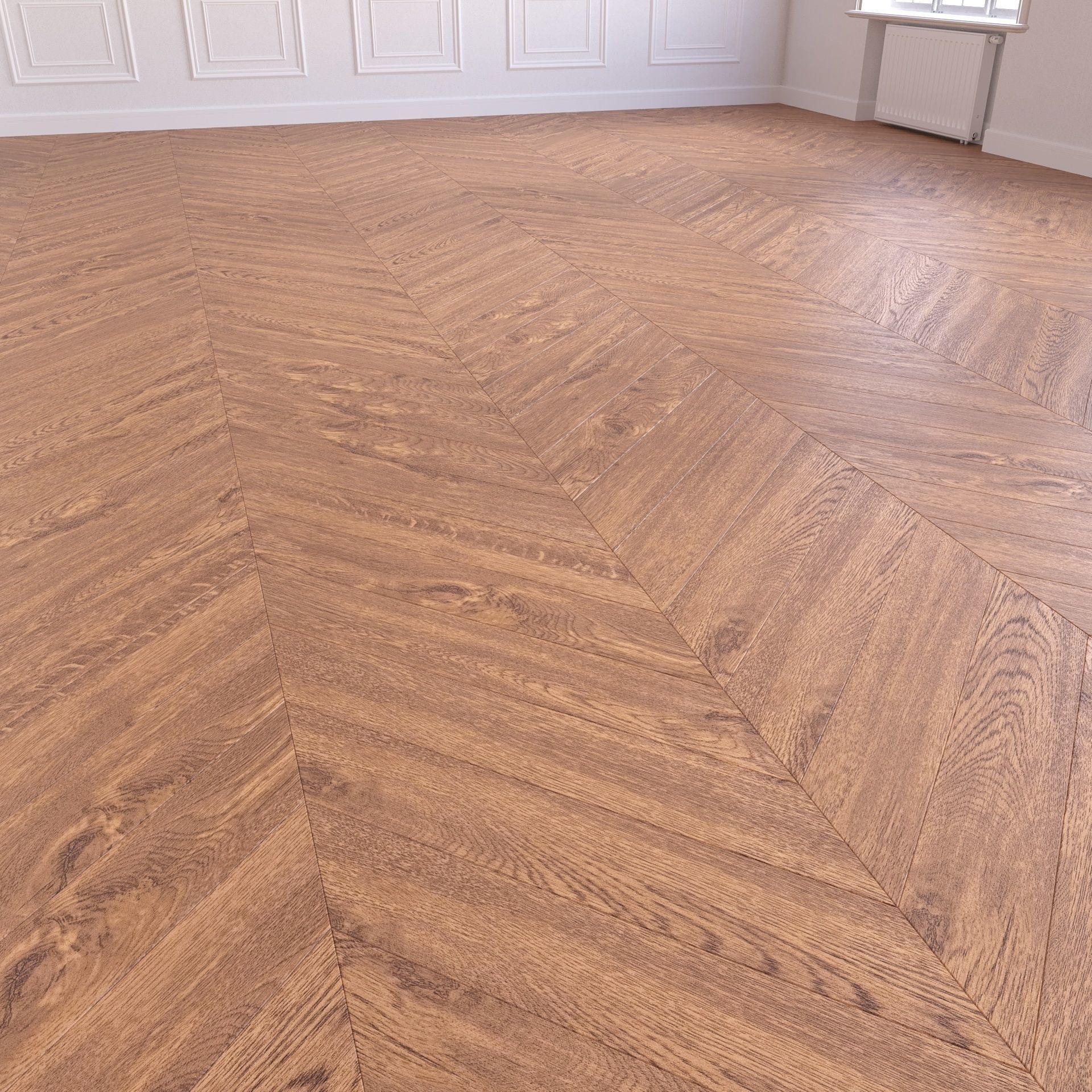 Parquet - Laminate - Wooden floor 2 in 1 Low-poly 3D model_6