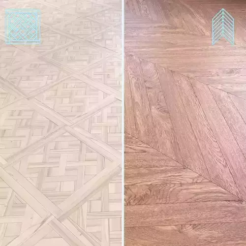 Parquet - Laminate - Wooden floor 2 in 1