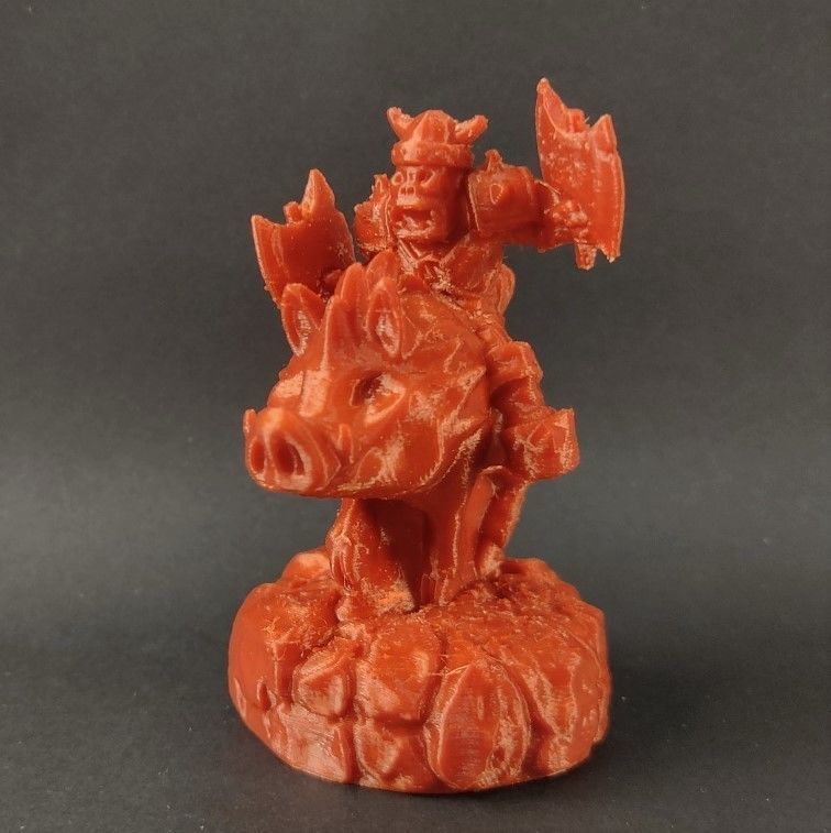 fantasy army chess set Human vs orc 3D print model_13