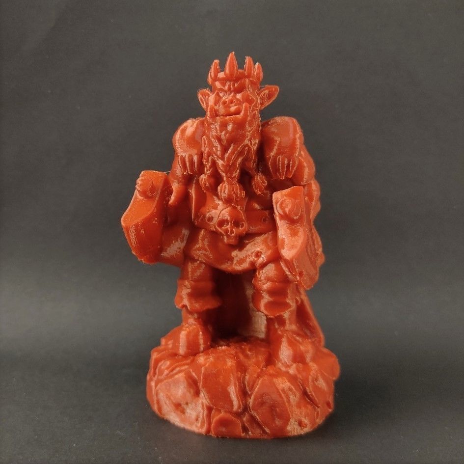 fantasy army chess set Human vs orc 3D print model_6