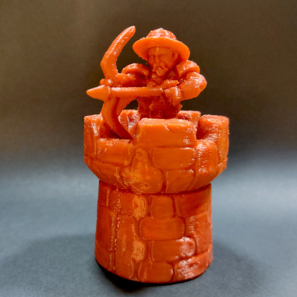 fantasy army chess set Human vs orc 3D print model_7