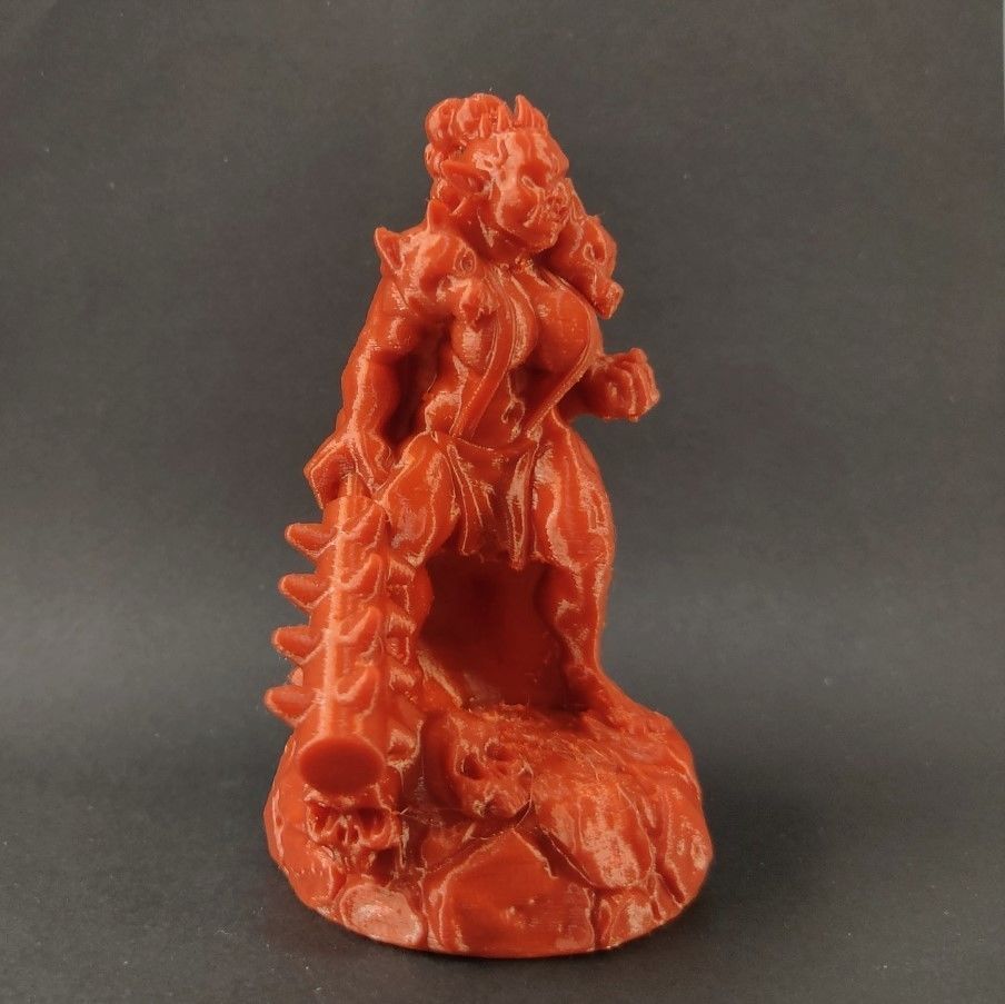 fantasy army chess set Human vs orc 3D print model_12