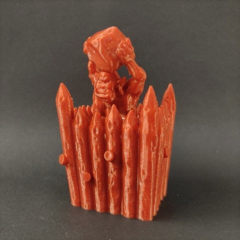 fantasy army chess set Human vs orc 3D print model_11