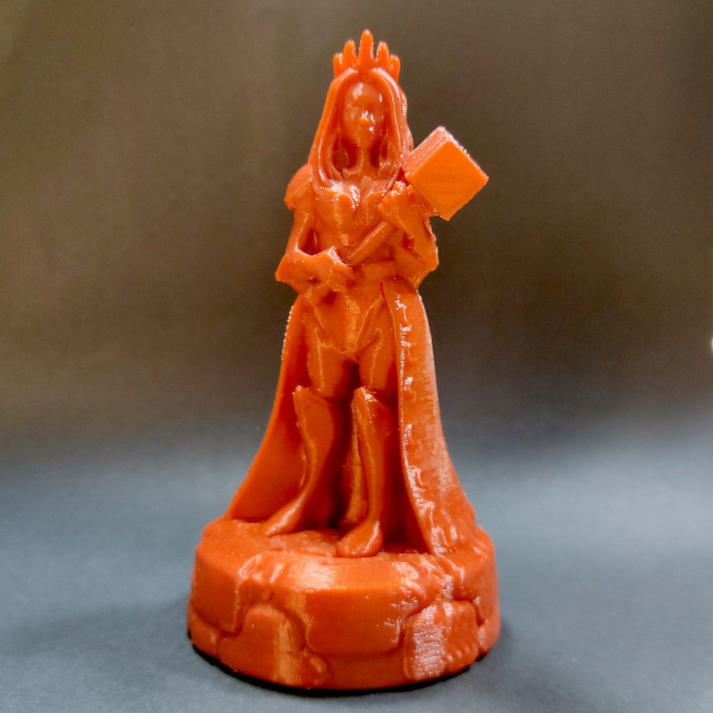 fantasy army chess set Human vs orc 3D print model_5