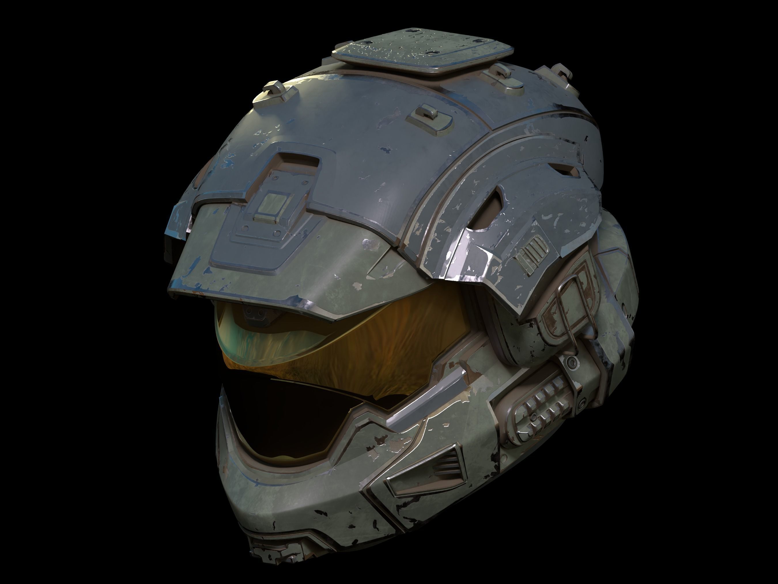 Artaius helmet with attachment 3d print file 3D print model_4