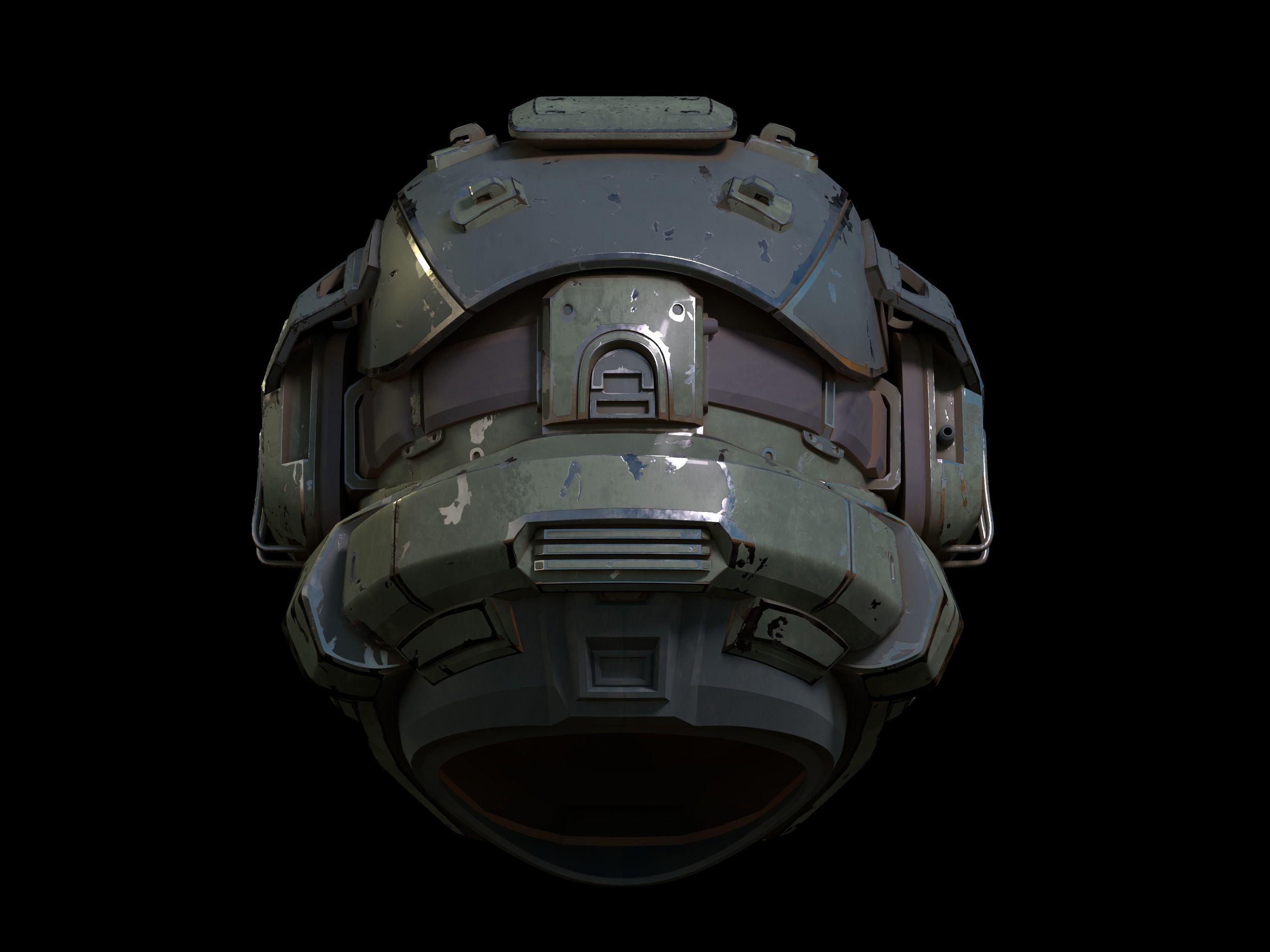 Artaius helmet with attachment 3d print file 3D print model_6