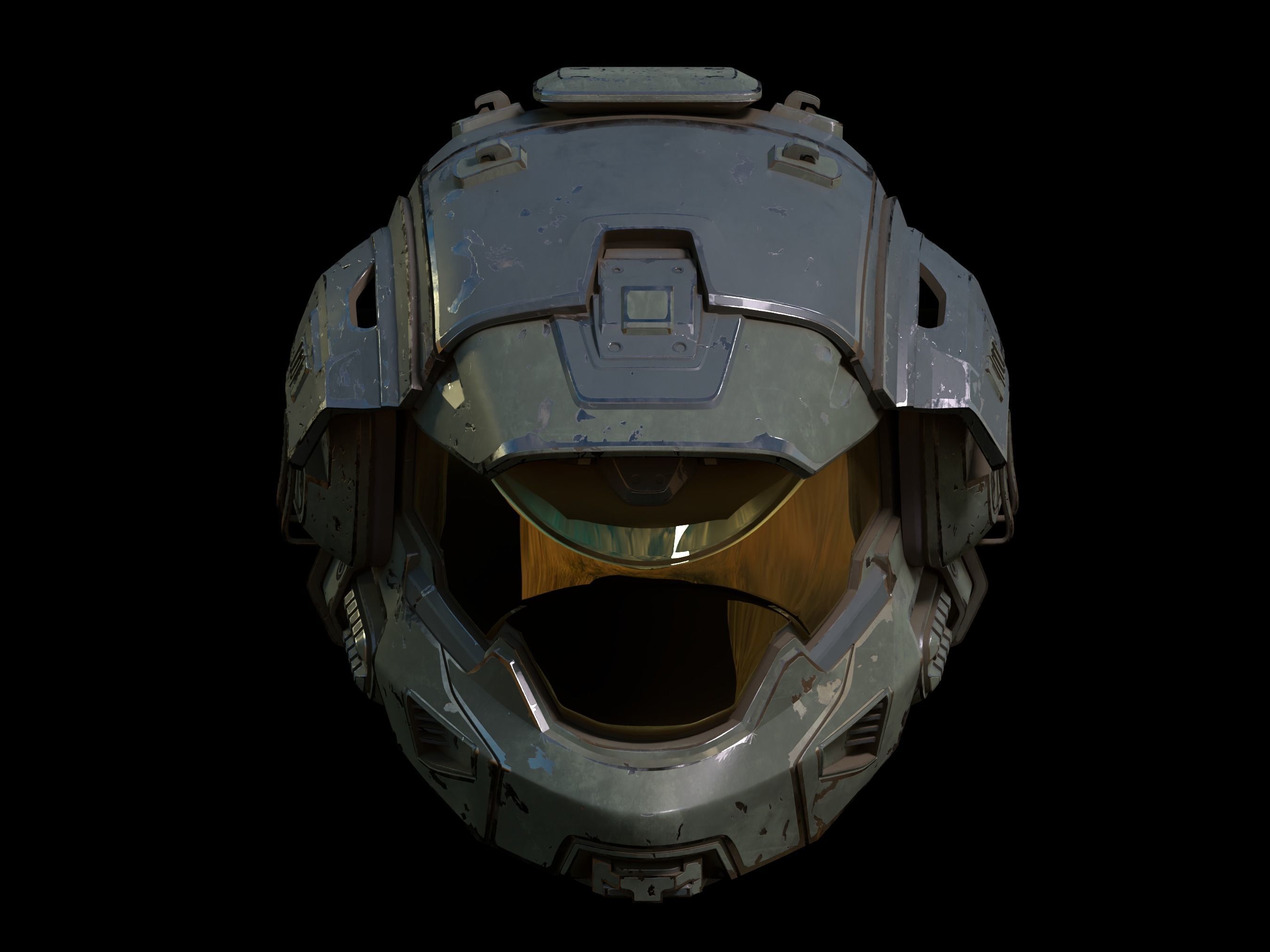 Artaius helmet with attachment 3d print file 3D print model_3