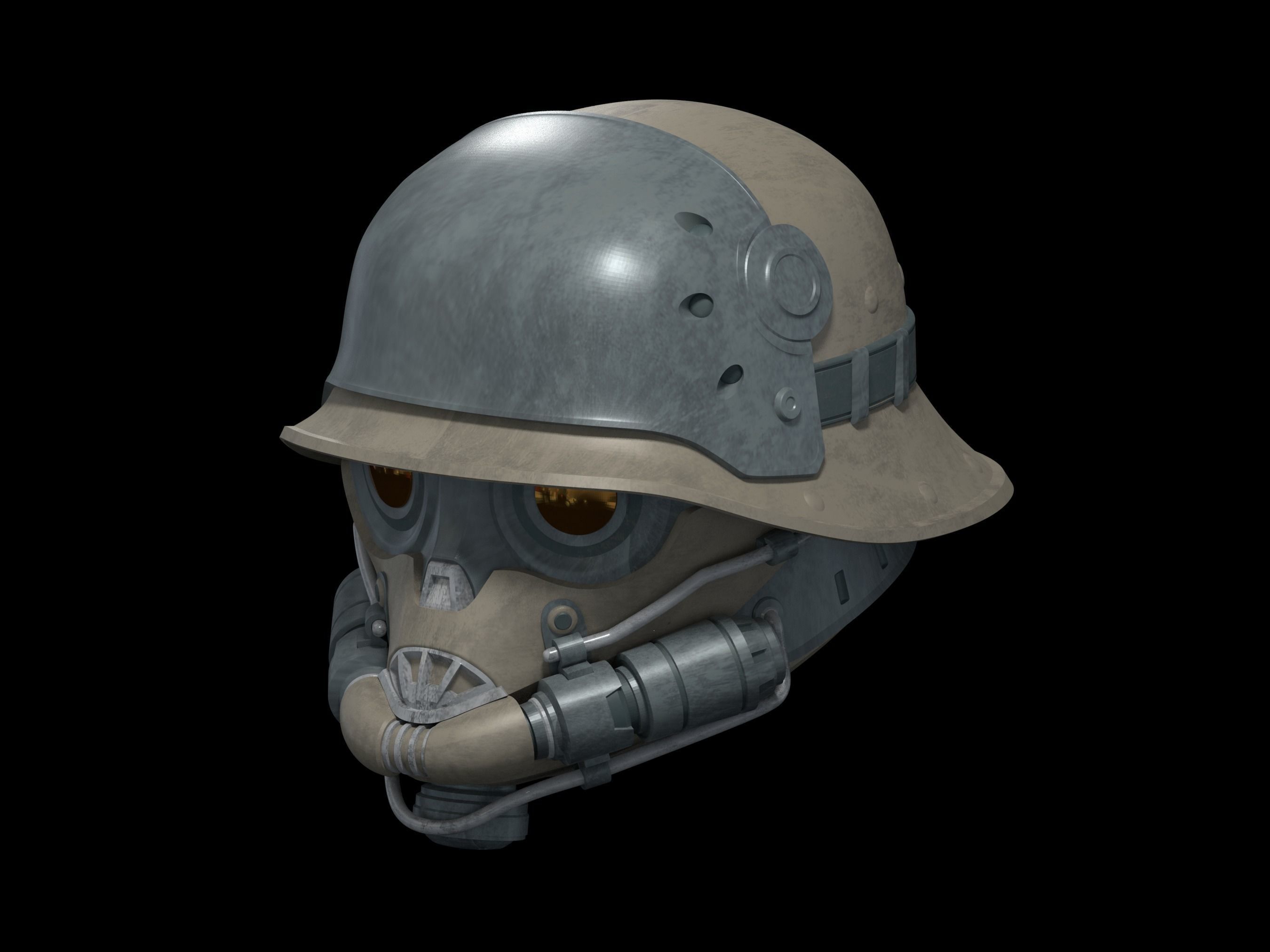 HALO Kerberos helmet 3d print file 3D print model_1