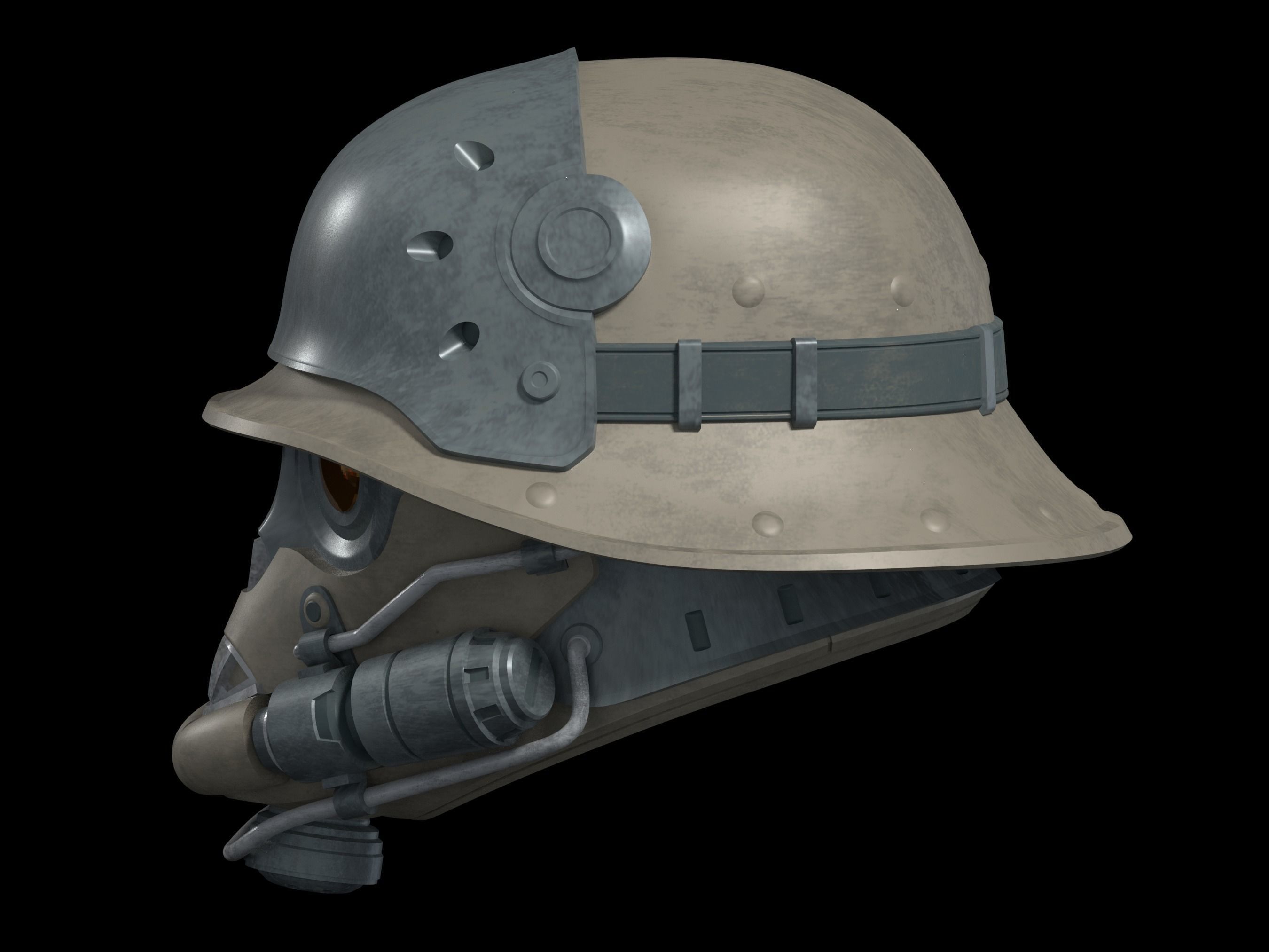 HALO Kerberos helmet 3d print file 3D print model_2