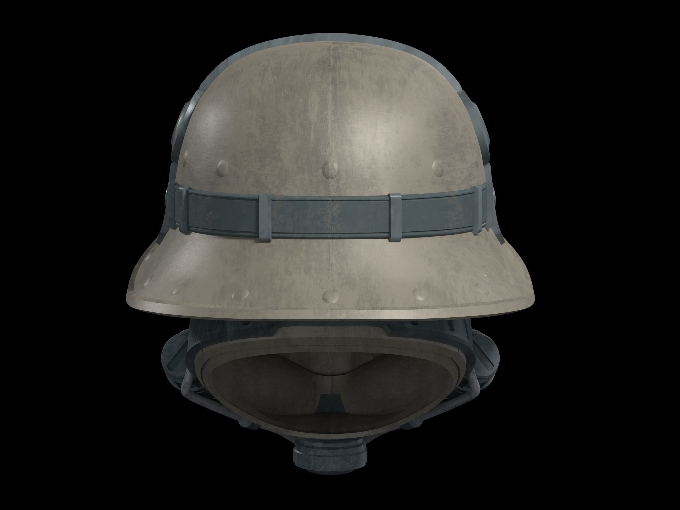 HALO Kerberos helmet 3d print file 3D print model_3