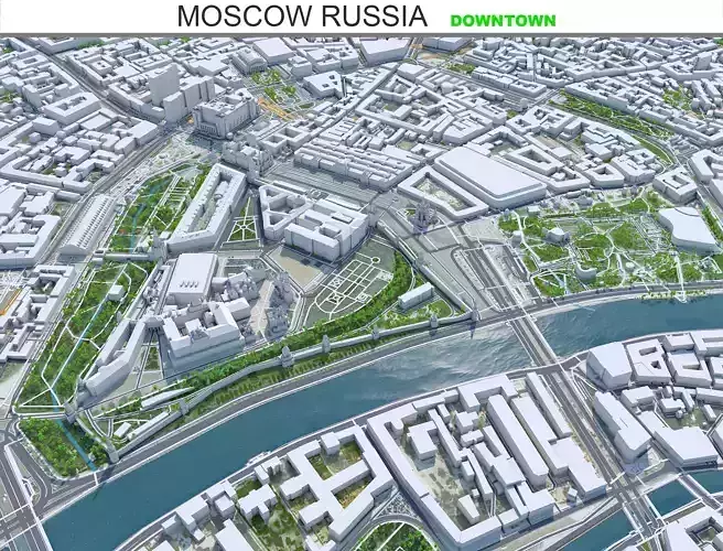 Moscow Downtown Russia 