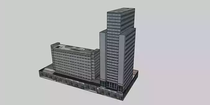 Wisma Nusantara Jakarta Free 3D model
