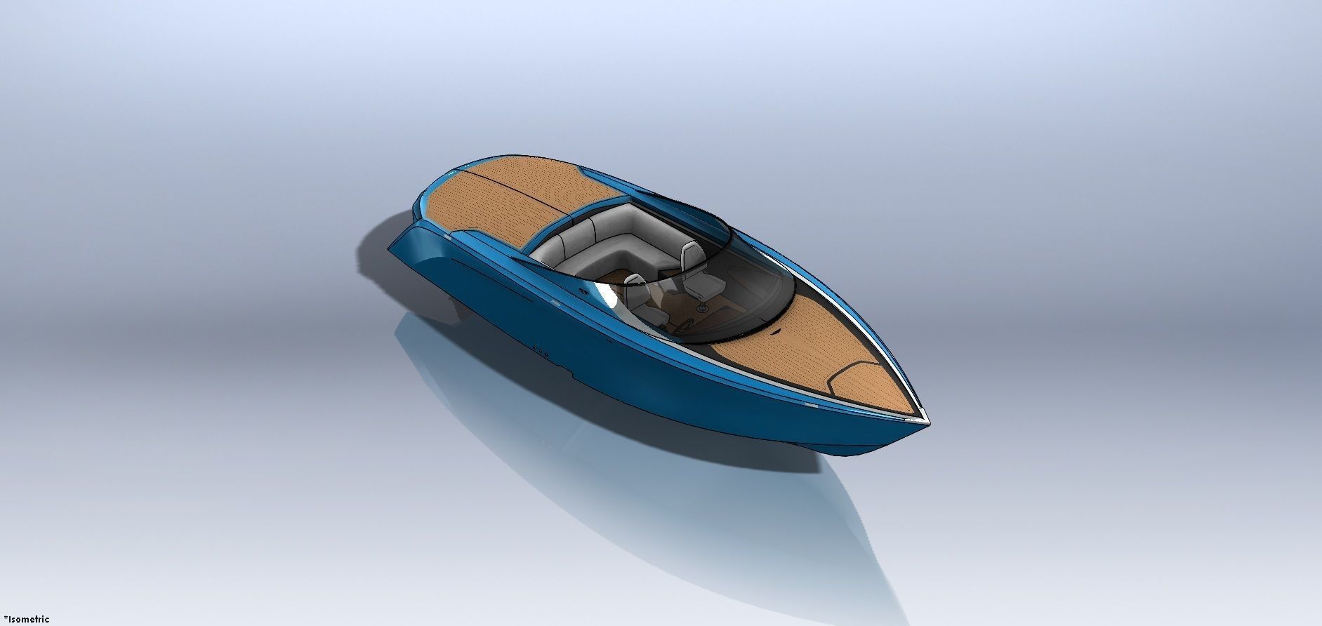 Aston Martin AM37 powerboat 3D model_7
