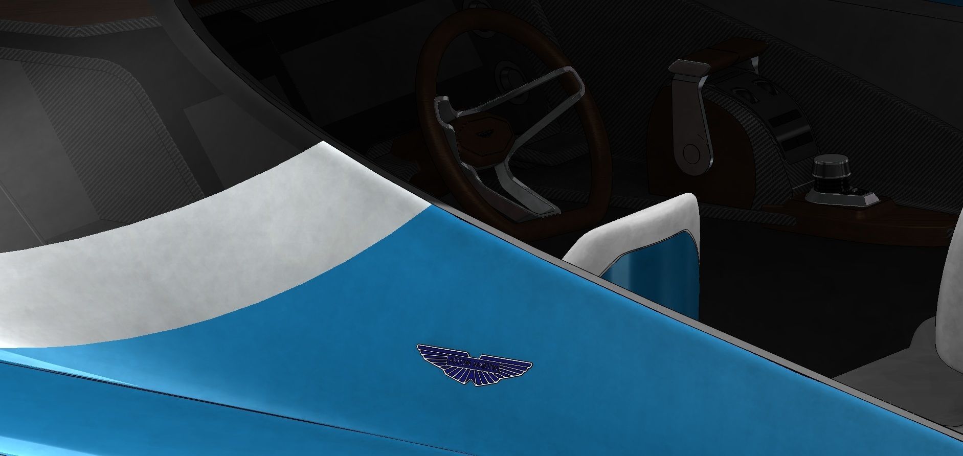 Aston Martin AM37 powerboat 3D model_14