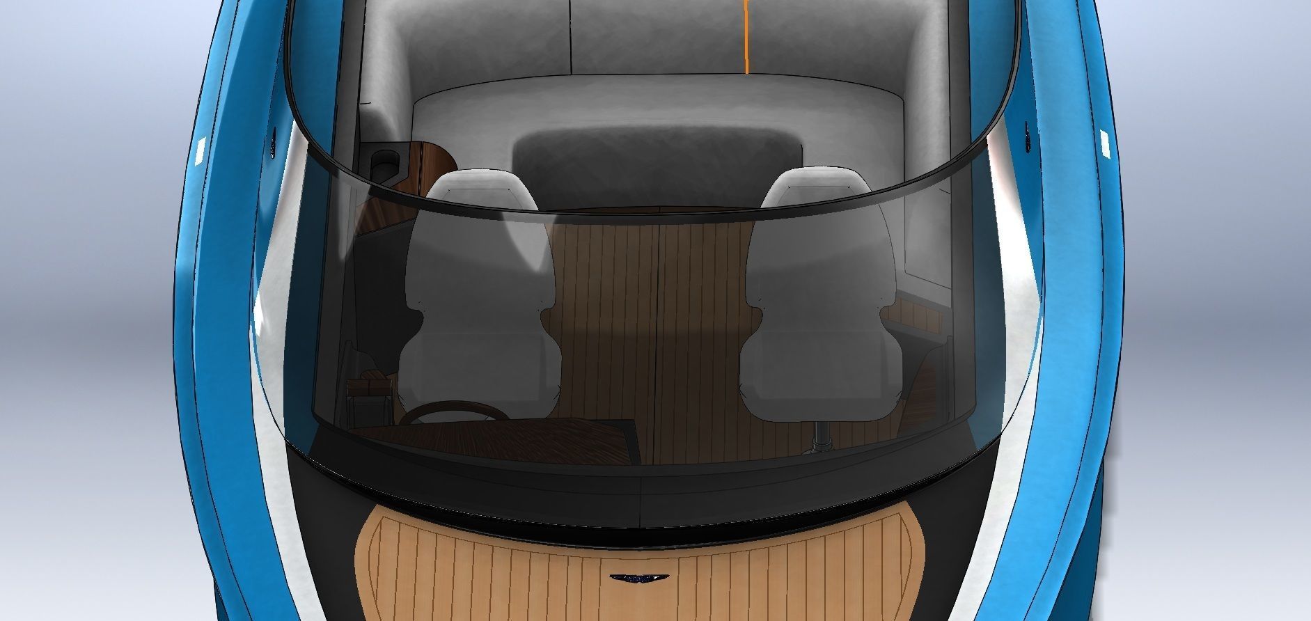 Aston Martin AM37 powerboat 3D model_13