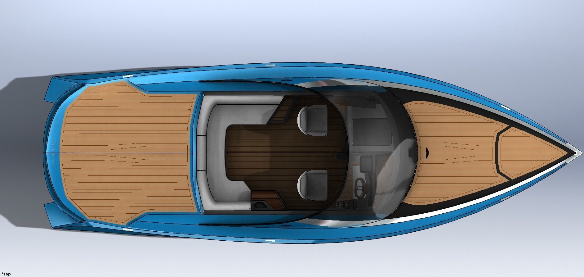 Aston Martin AM37 powerboat 3D model_10