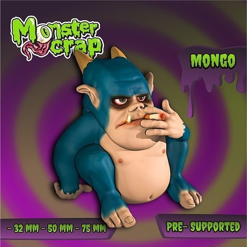 Mongo monster 3D print model