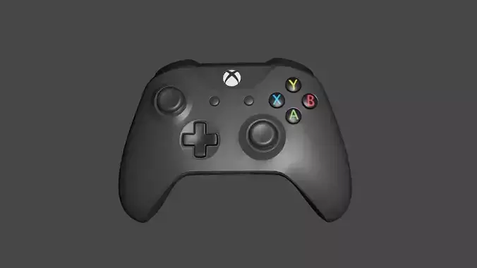 Xbox controller  Low-poly 3D model