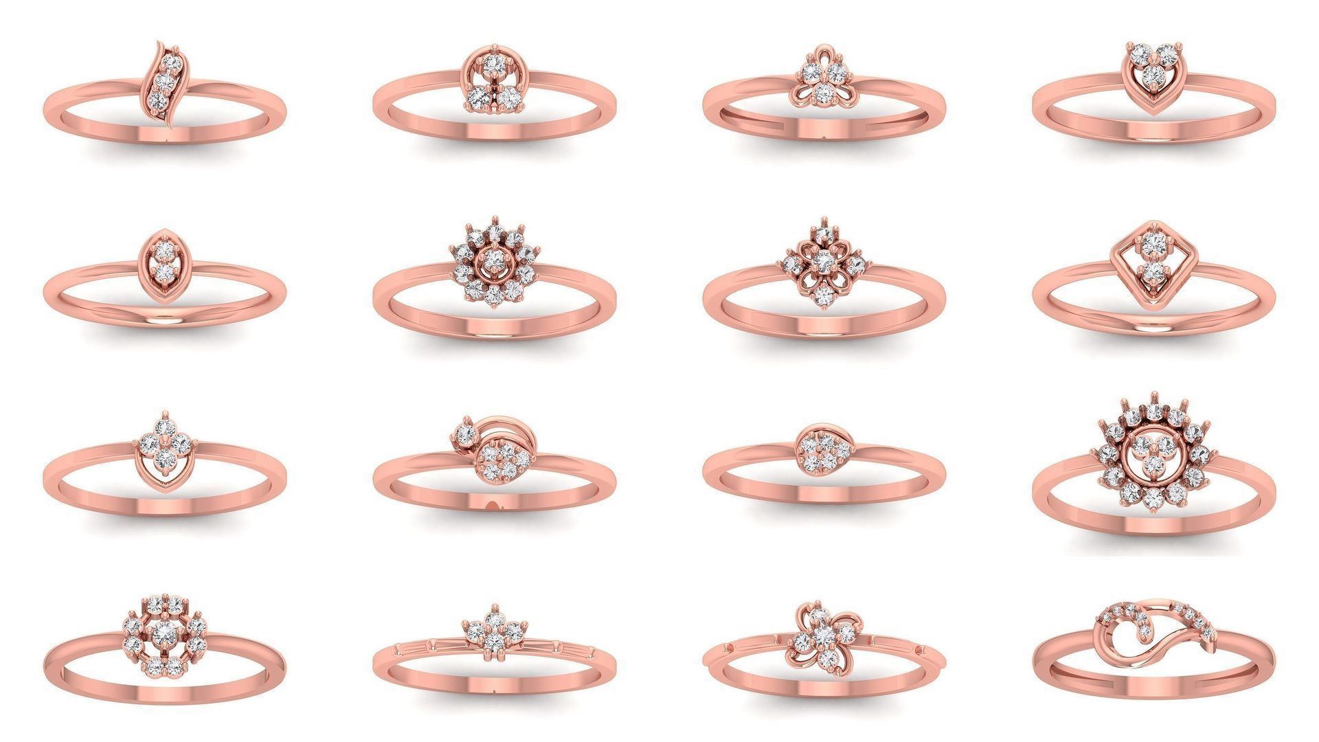 60 Solitaire Wedding Engagement Women Band Rings Collection _5