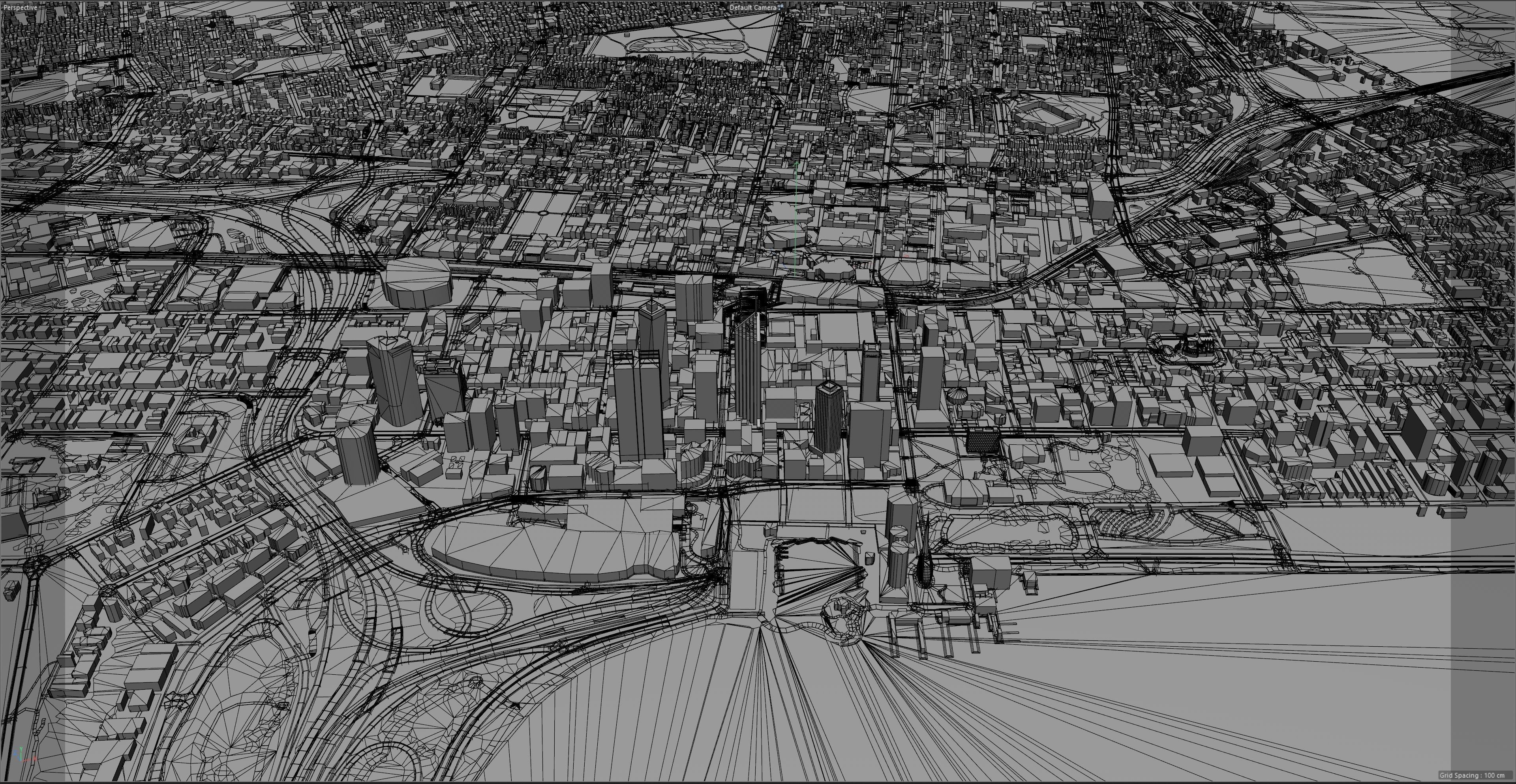 Perth Downtown Australia Low-poly 3D model_8