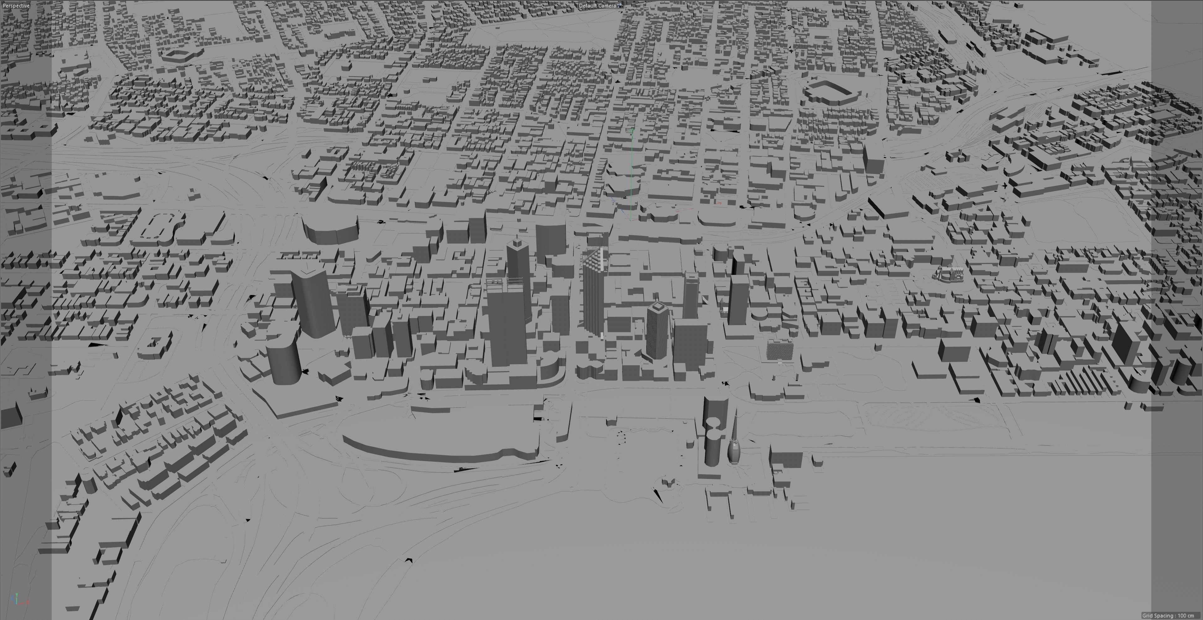 Perth Downtown Australia Low-poly 3D model_9