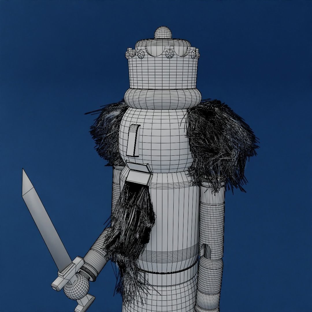 Nutcracker collection Low-poly 3D model_17