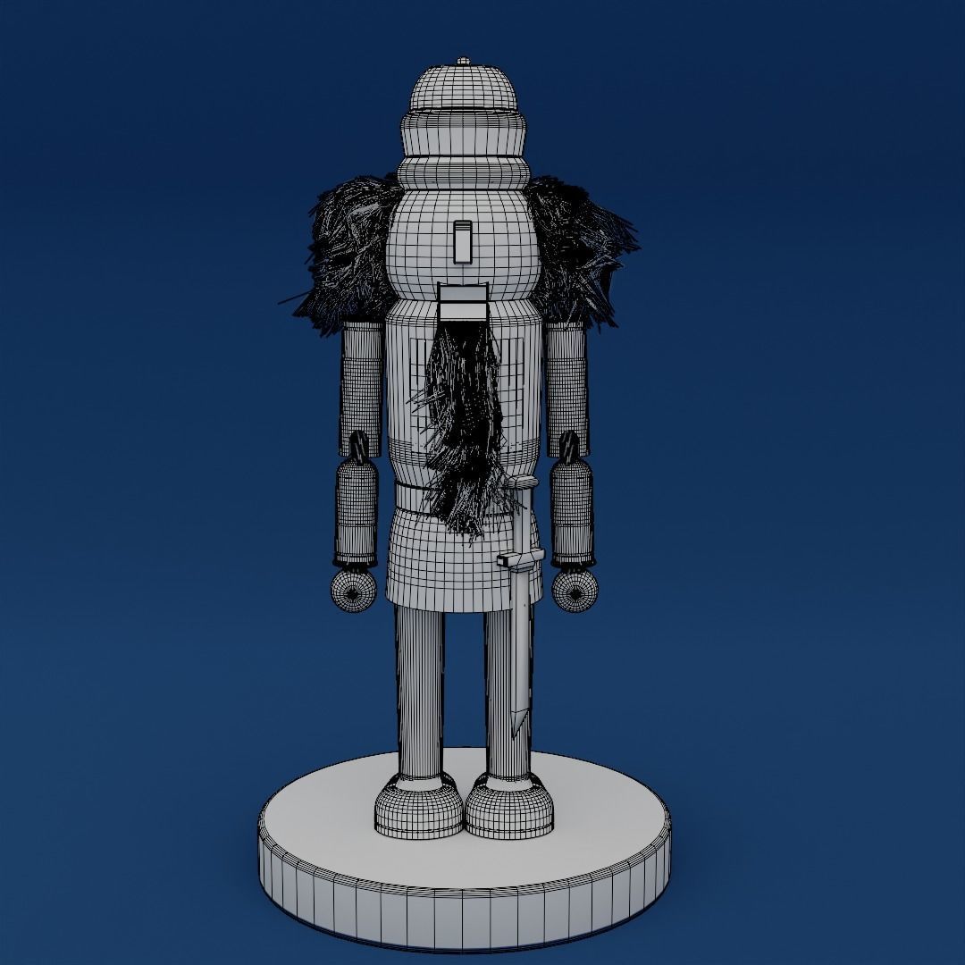 Nutcracker collection Low-poly 3D model_8