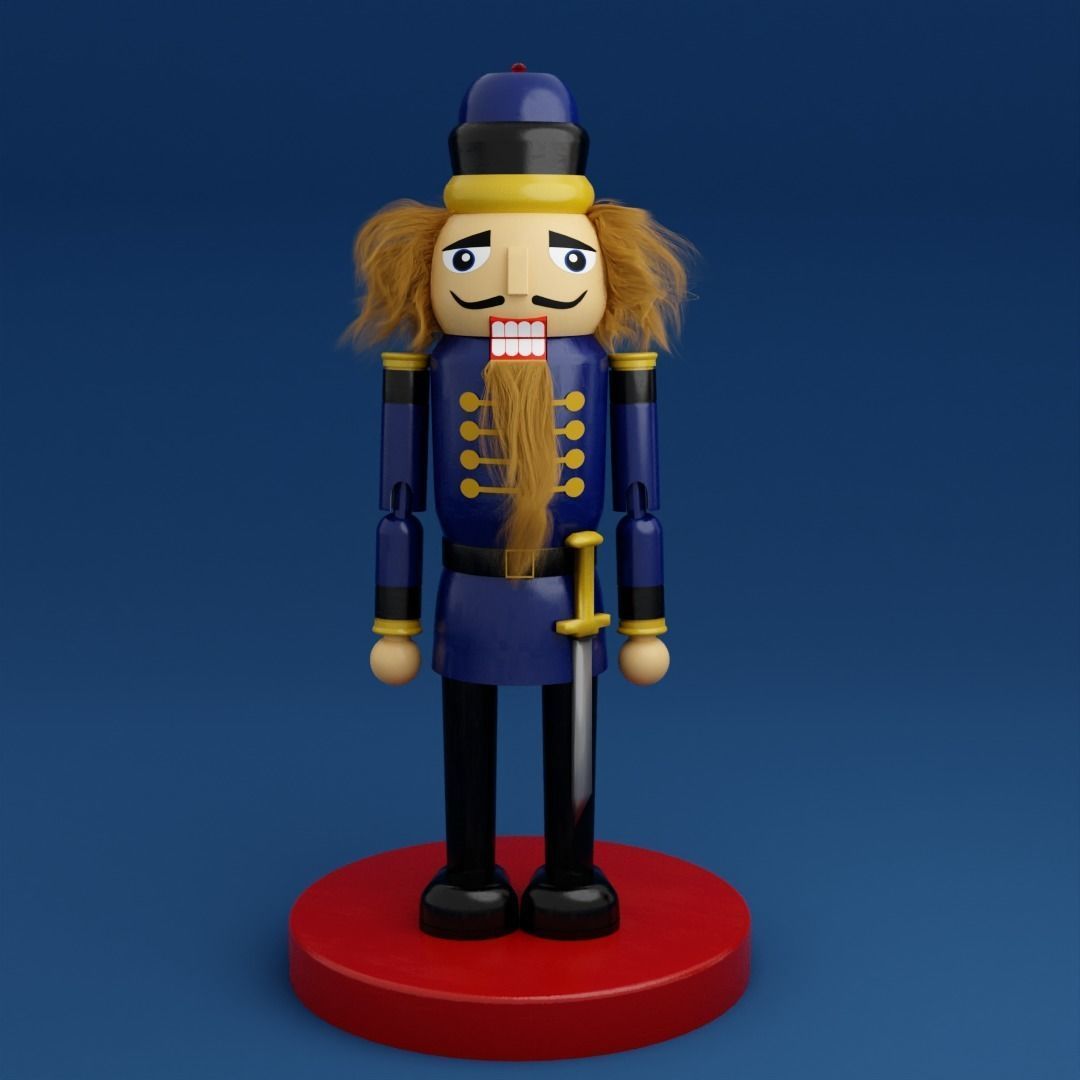 Nutcracker collection Low-poly 3D model_9