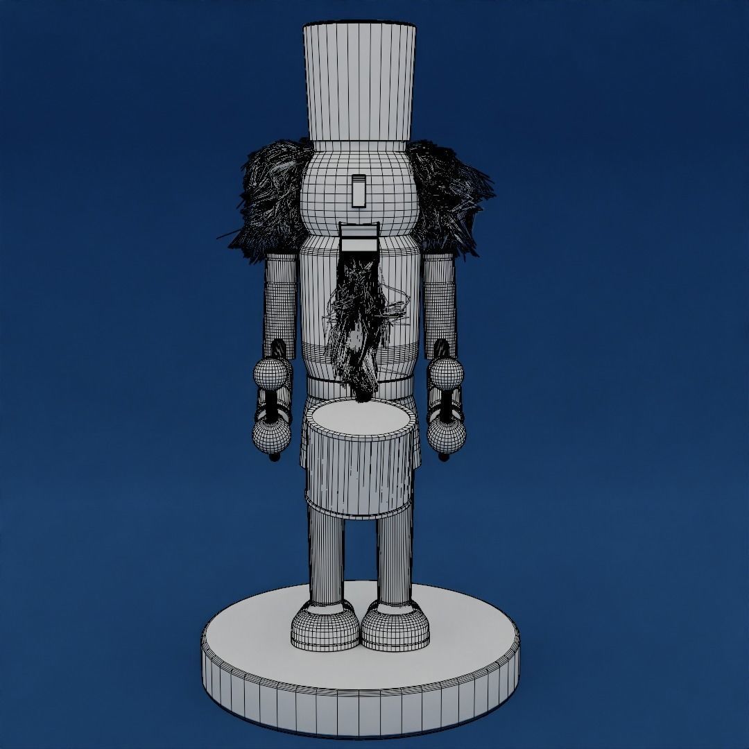 Nutcracker collection Low-poly 3D model_3