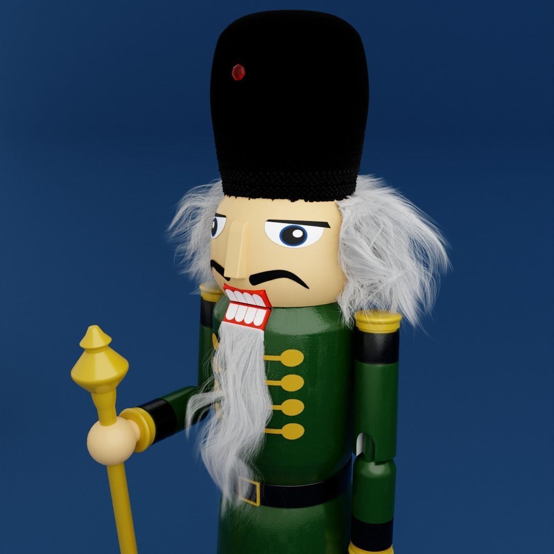 Nutcracker collection Low-poly 3D model_23
