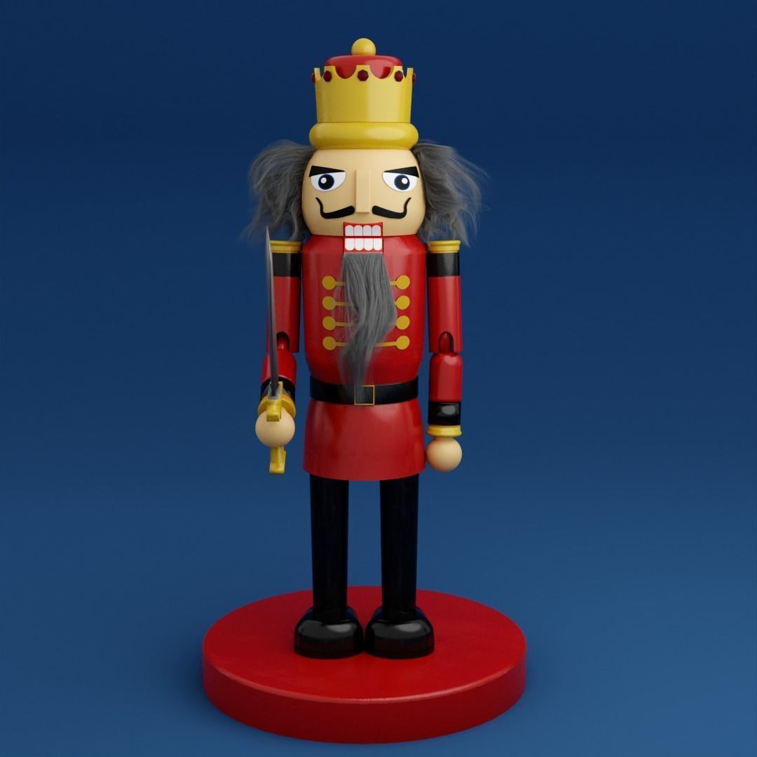 Nutcracker collection Low-poly 3D model_15