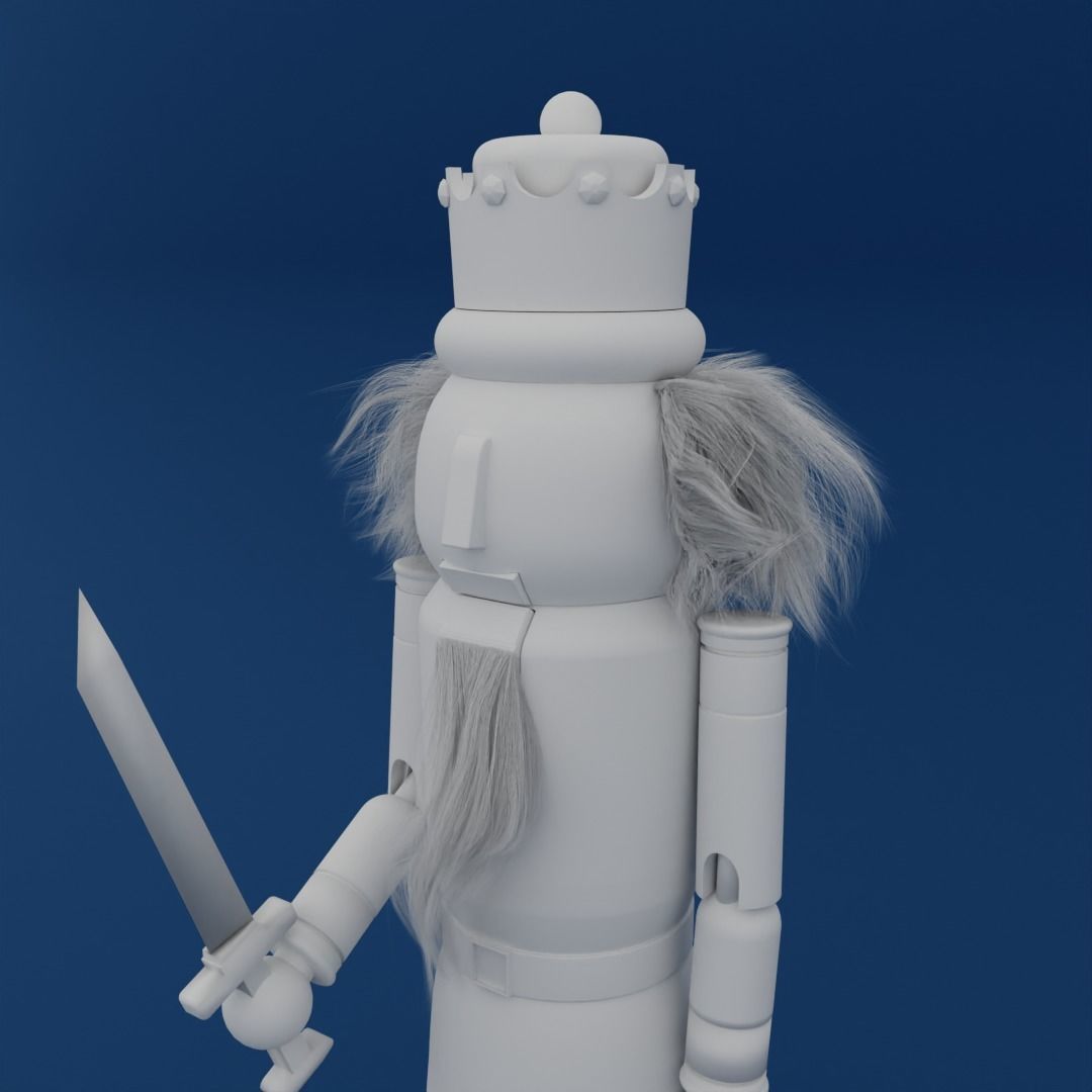 Nutcracker collection Low-poly 3D model_16