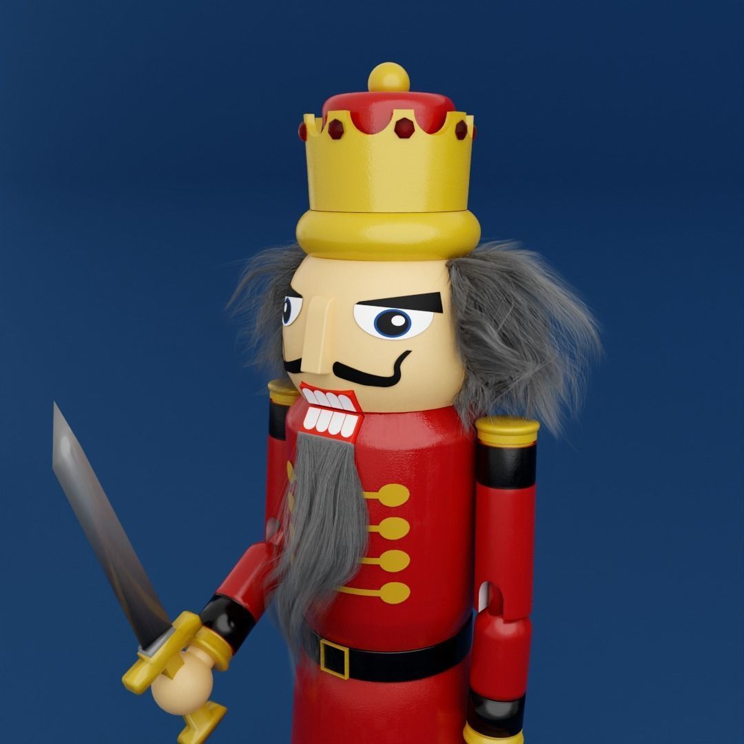 Nutcracker collection Low-poly 3D model_18
