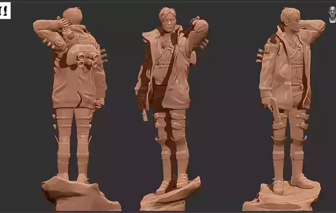 Apex Legends Crypto 3D print model