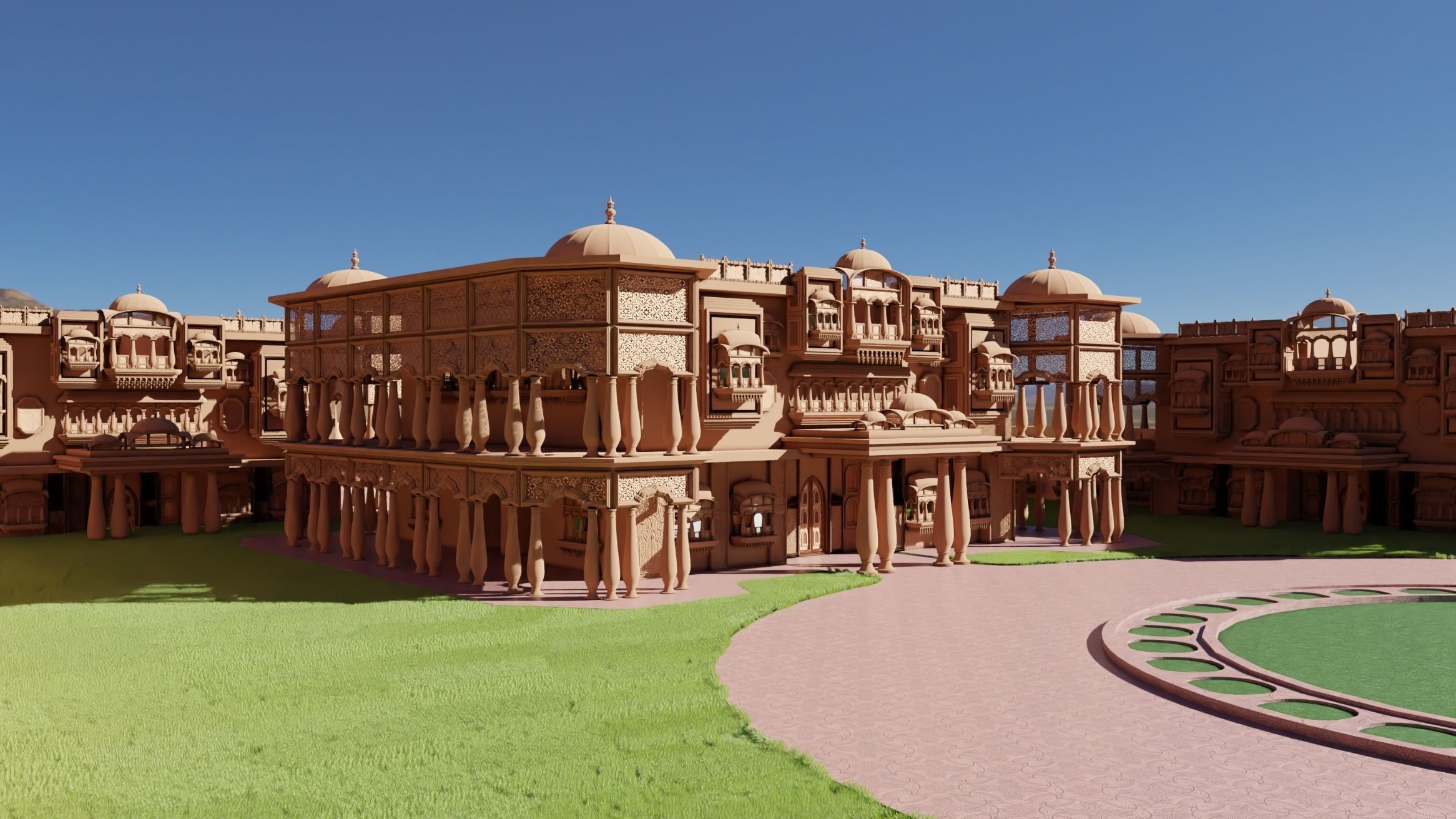 indian Architecture  Free 3D model_1