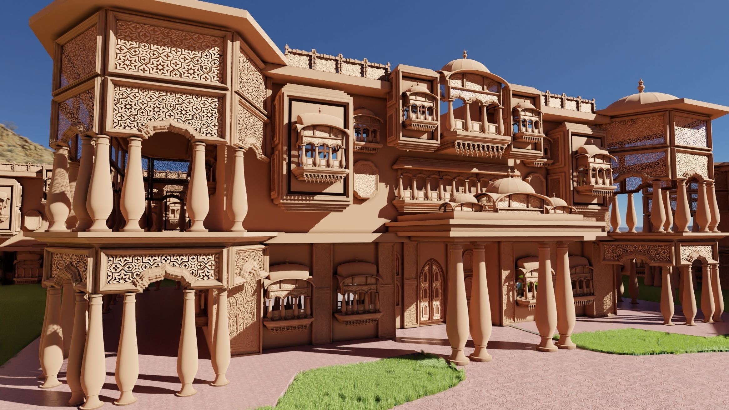 indian Architecture  Free 3D model_2