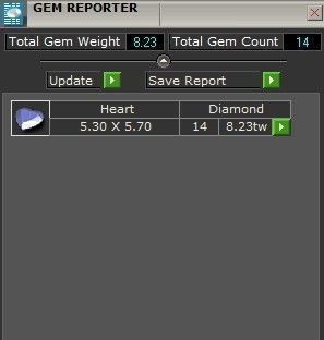 Luxurious heart blue stone ring 2457 3D print model 3D print model_8