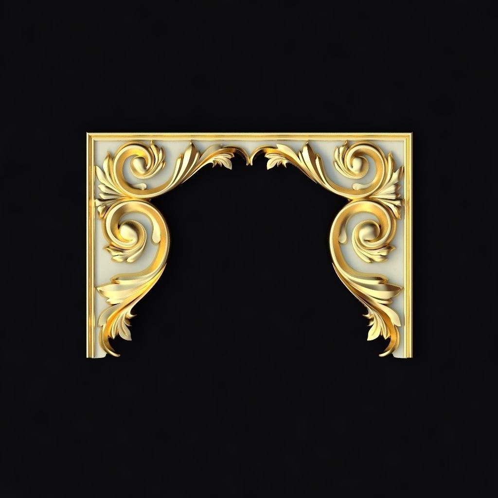 Collection 40 high quality center decors for furniture ornaments 3D model_26