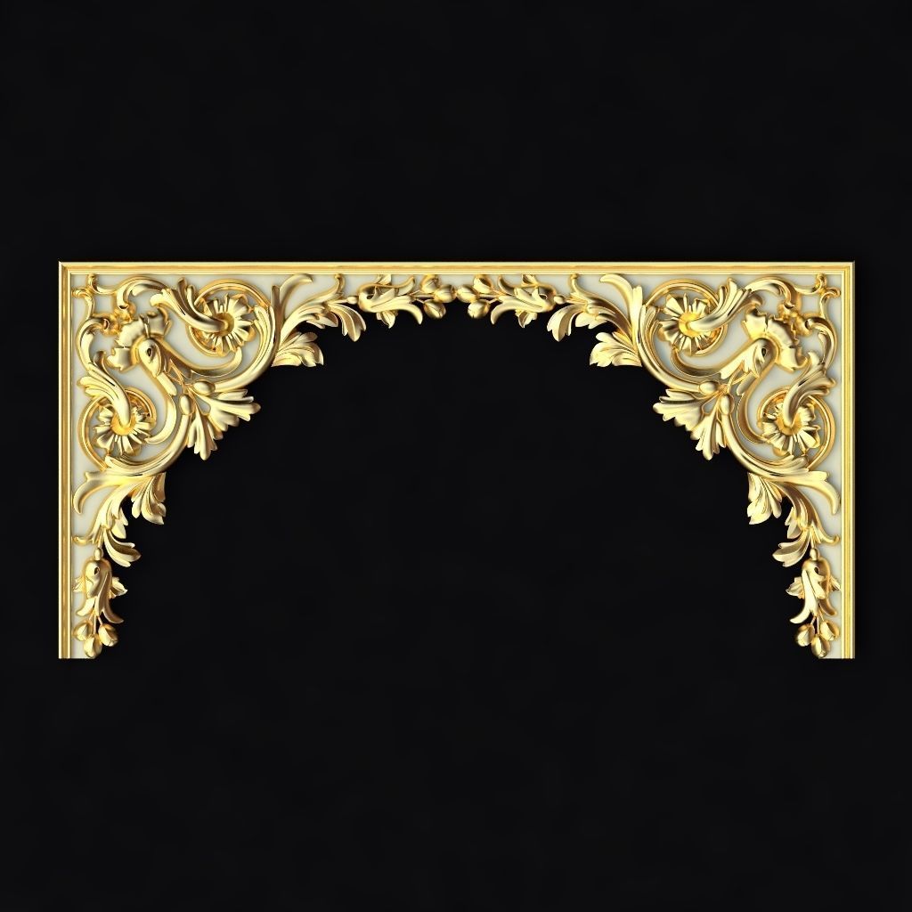 Collection 40 high quality center decors for furniture ornaments 3D model_19