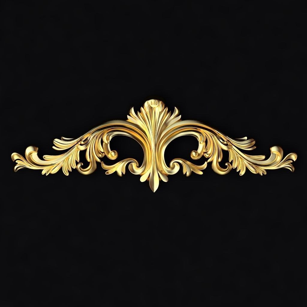 Collection 40 high quality center decors for furniture ornaments 3D model_34