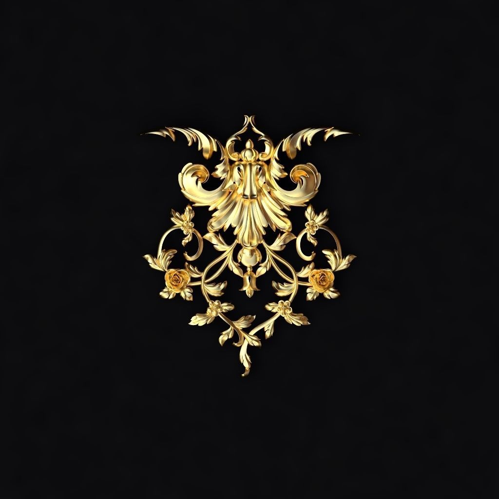 Collection 40 high quality center decors for furniture ornaments 3D model_3