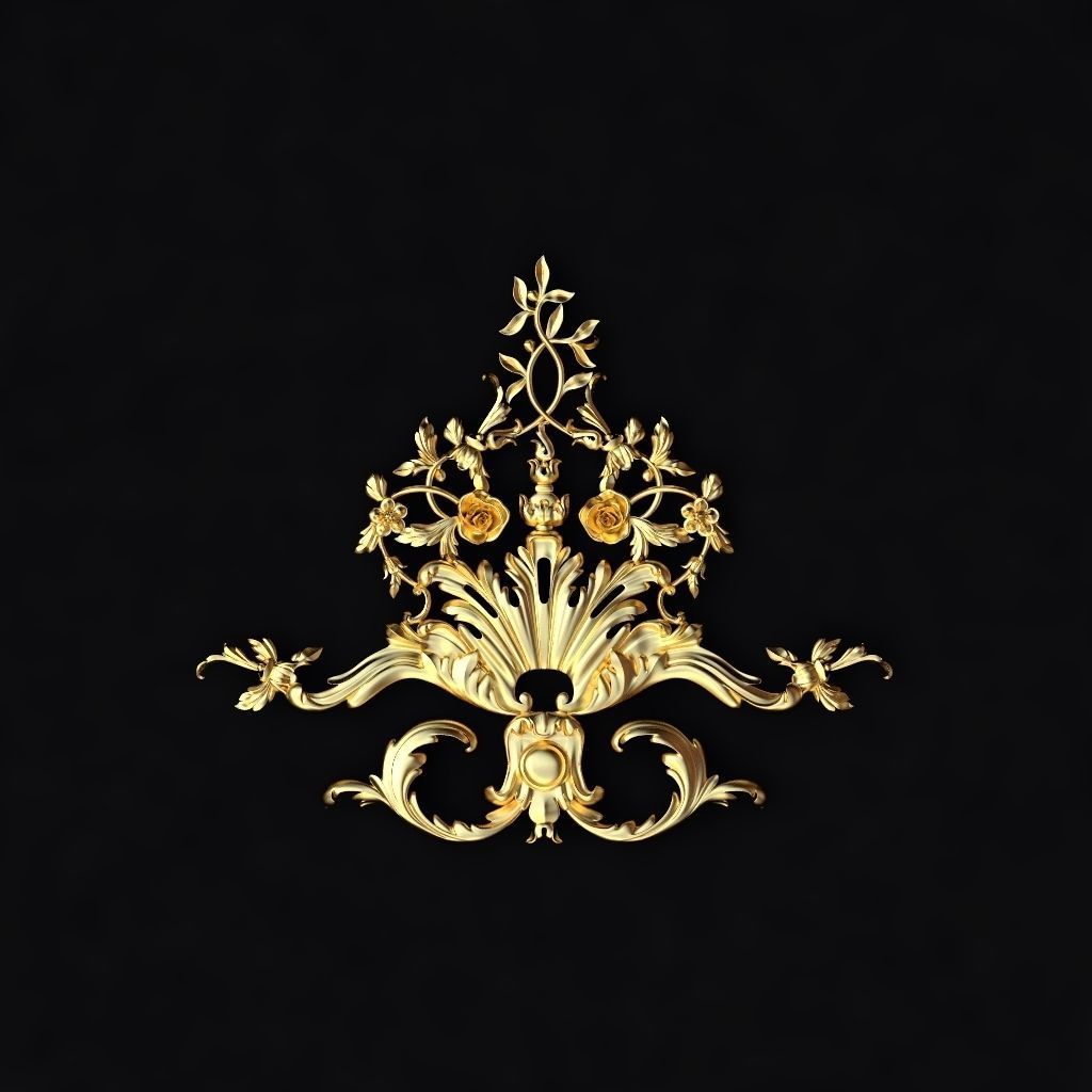 Collection 40 high quality center decors for furniture ornaments 3D model_2