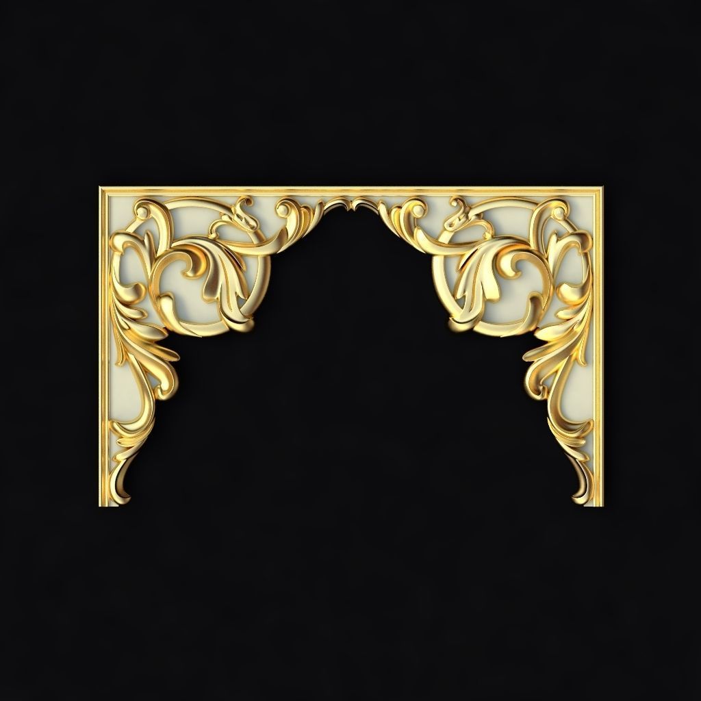 Collection 40 high quality center decors for furniture ornaments 3D model_27