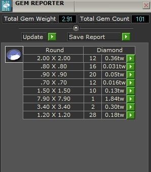 Double halo 3-Stone diamond ring 2460 3D print model 3D print model_8