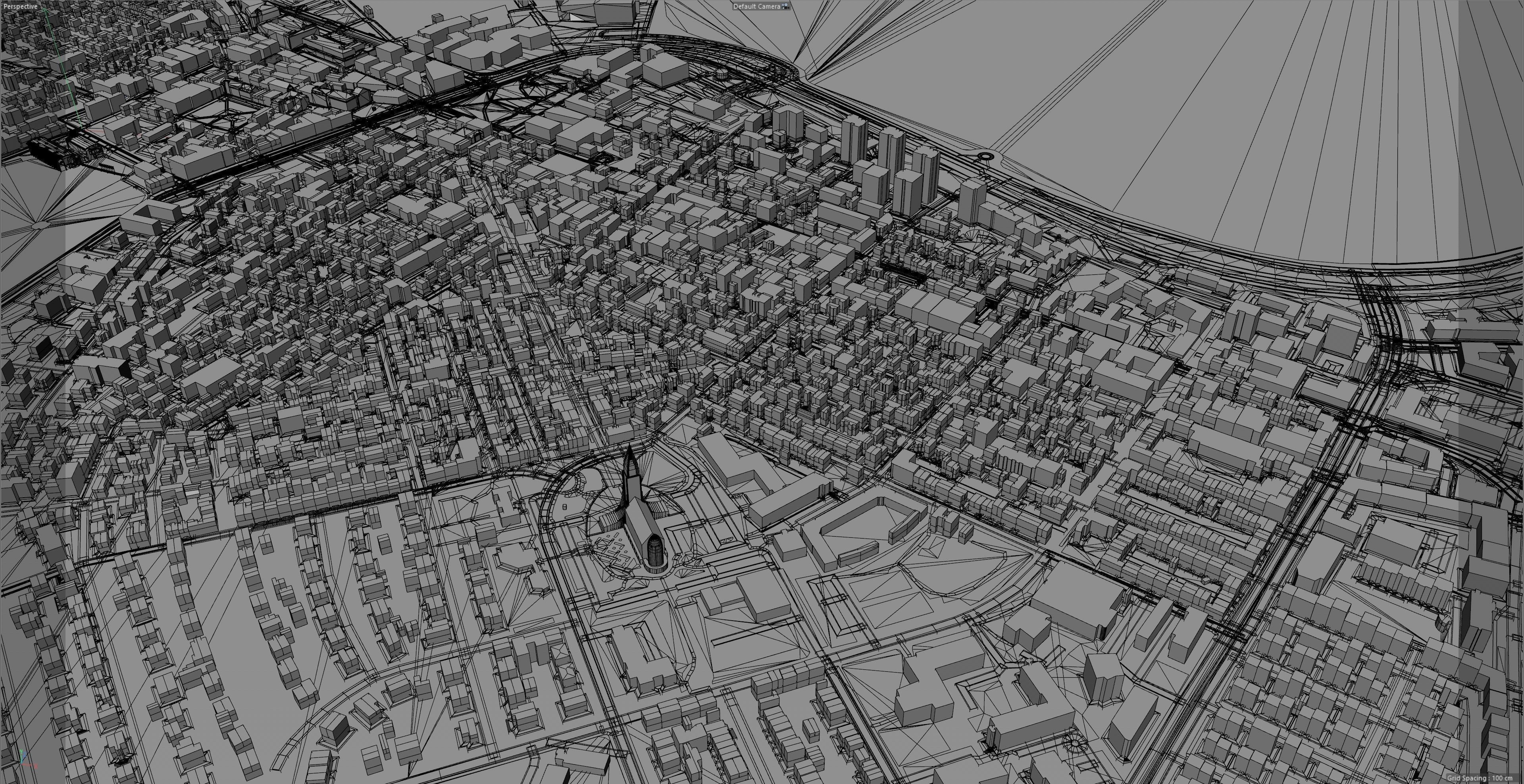 Reykjavik Downtown Iceland Low-poly 3D model_8