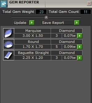 Fashionable diamond ring 2471 3D print model 3D print model_8